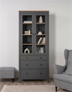 Шкаф-витрина "Сага" (ГУД ЛАКК) 5785