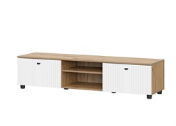 Тумба для телевидеоаппаратуры со створками и нишей 