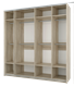 Шкаф - купе "Fortune 1" 2200_400/800/600/400 (Мебелони) 2650