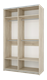 Шкаф - купе "Fortune 11" 1400_600/800 (Мебелони) 2689