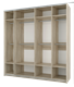 Шкаф - купе "Fortune 12" 2200_400/800/600/400 (Мебелони) 2703 - фото 11058