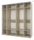 Шкаф - купе "Fortune 15" 2200_400/800/600/400 (Мебелони) 2752