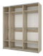 Шкаф - купе "Fortune 8" 2000_400/800/800 (Мебелони) 2935