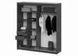Шкаф-купе "ШК №25 ЛАЙТ Блэк" (NN) 5481