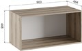 Антресоль 900 З-2 "Заря" (Альбина) 5807